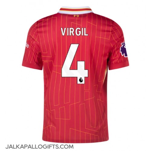 Liverpool Virgil van Dijk #4 Kotipaita 2024-25 Lyhythihainen